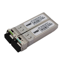 Load image into Gallery viewer, 10G BiDi SFP+ Simplex LC Transceiver 10km 1270nm/1330nm LC With DDM Optical Transceiver 850nm, 1310nm, 1490nm,1550nm CE,FCC
