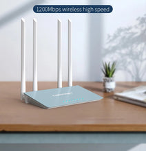 Load image into Gallery viewer, Comfast 1200Mbps Dual Band WiFi 2.4GHz 300Mbps + 5GHz 867Mbps CF-WR616AC V2 Strong Chipset 802.11 A/b/g/n/ac
