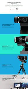 Logitech C922 Pro HD Webcam 1080P Autofocus Built-in Microphone  Stream HD Anchor Camera With tripod