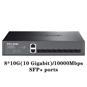 TP-Link TL-ST5008F 10Gbps 8×10000Mbps Switch 10 Gigabit Fiber Optic Network Converter 10Gb Switch 10 Gigabit SFP+10G Switch