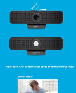 Logitech C925e 1080p Webcam Autofocus USB Cam with HD Video and Built-In Stereo Microphones Professional Wide Angle Cam