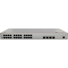 Load image into Gallery viewer, Huawei S310-24P4X Layer 2+ Managed Switch, 24x 10/100/1000BASE-T ports(400W PoE+), 4x 10GE SFP+ ports, AC power, console port, MODE button, RST button
