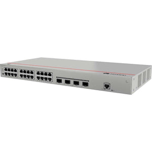 Huawei S310-24T4X Layer 2+ Managed Switch, with 24x 10/100/1000BASE-T ports, 4x 10GE SFP+ ports, AC power, 1 console port, 1 MODE button, 1 RST button