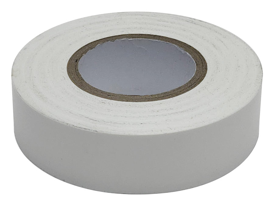 White Insulation Tape, 20 metre roll of flame retardant white insulation tape, Multipurpose insulation tape, durable,  versatile and heavy-duty, INS-W