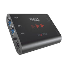 Load image into Gallery viewer, Inogeni Toggle Rooms, USB 3.0/HDMI Devices to 2 PCs Switcher (USB-C cable and PS included), Enable BYOM/BYOD with Lenovo ThinkSmart video conferencing
