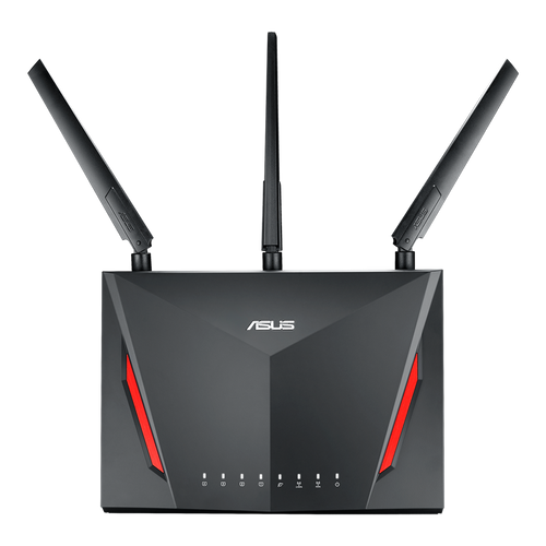 Asus RT-AC86U AC2900 Top 10 AiMesh WiFi 5 Router 802.11AC MU-MIMO Dual-band 2.4 GHz/5 GHz 1600Mbps 4port Gigabit - Let's Fibre Technologies
