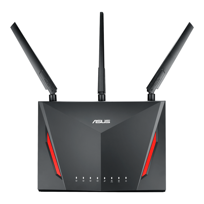 Asus RT-AC86U AC2900 Top 10 AiMesh WiFi 5 Router 802.11AC MU-MIMO Dual-band 2.4 GHz/5 GHz 1600Mbps 4port Gigabit - Let's Fibre Technologies