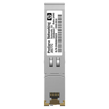 Load image into Gallery viewer, HPE Networking X120 1G SFP RJ45 T Transceiver Module, pluggable (SFP) Gigabit 1000Base-T transceiver, full duplex Gigabit 100m on Cat-5+ cable JD089B
