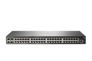 Hp Aruba 2930F 48G 4Sfp+ Switch with 48x RJ-45 autosensing 10/100/1000 ports, 4x SFP+ 1/10G ports 176 Gbps Switching JL254A