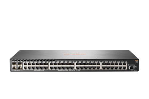 Hp Aruba 2930F 48G 4Sfp+ Switch with 48x RJ-45 autosensing 10/100/1000 ports, 4x SFP+ 1/10G ports 176 Gbps Switching JL254A