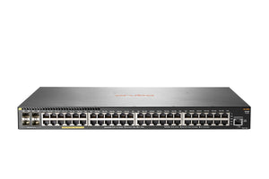 HPE Aruba 2930F 48-port Gigabit PoE+ Managed Layer 3 Switch with Gigabit Ethernet (10/100/1000), 4x SFP ports JL262A
