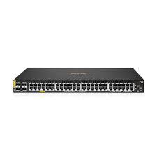 HPE Aruba 6100 48-ports Managed L3 Switch Black, Layer 3 Managed Gigabit Ethernet (10/100/1000) Switch JL676A
