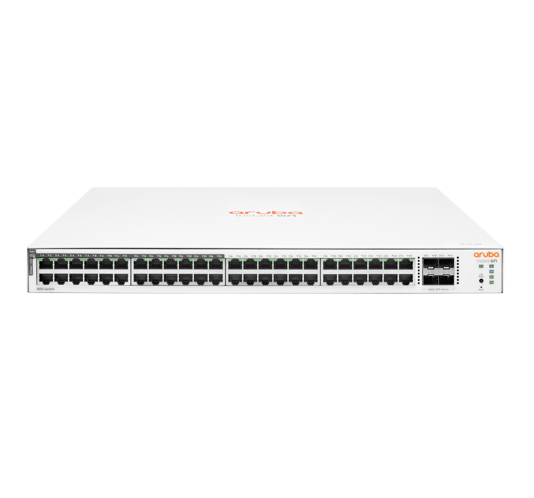 Hpe Aruba Ion 1830 48G 24P Class4 Ppoe 4Sfp 370W Switch