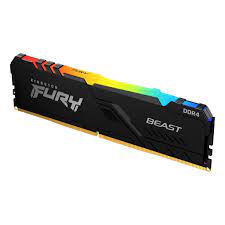 Kingston 32Gb 5600Mt/S Ddr5 Memory Module Cl36 Dimm (Kit Of 2) Fury Beast, Black KF556C36BBEK2-32