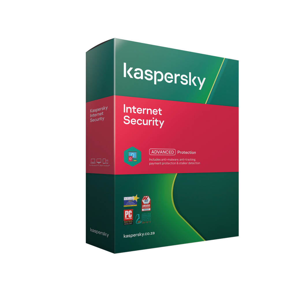 Kaspersky Internet Security 2020 Software - KL19399BDFS-20ENG