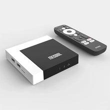 Load image into Gallery viewer, MECOOL KM7 PLUS is a 4K streamingset-top box powered by Amlogic S905Y4 Quad-Core A35 with AV1 HDR, running on Android11.0 GTV Google TV system

