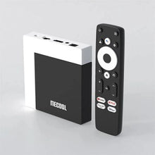 Load image into Gallery viewer, MECOOL KM7 PLUS is a 4K streamingset-top box powered by Amlogic S905Y4 Quad-Core A35 with AV1 HDR, running on Android11.0 GTV Google TV system
