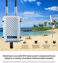 Load image into Gallery viewer, KuWFi 750Mbps Wifi Repeater Outdoor WiFi Router Access Point Dual-Band 2.4G/5.8G Base Station AP Support Gateway/AP/WISP
