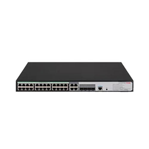 H3C S5120V3-28P-HPWR-LI L3 Ethernet Switch with 24x 10/100/1000 BASE-T PoE+ Ports, 4x 100/1000 BASE-X SFP Ports, 4x GE Combo Ports, 370W PoE+, AC PSU