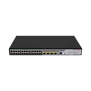 H3C S5120V3-28S-PWR-LI L3 Ethernet Switch with 24x 10/100/1000BASE-T PoE+ Ports, 4x 1G/10G BASE-X SFP+ Ports, 240W PoE+ Capacity, AC Power Supply