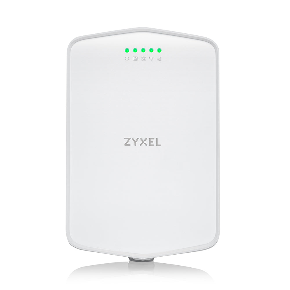 Zyxel 4G LTE Cat 4 Outdoor Router, 1x 10/100/1000 Mbps Ethernet RJ-45 LAN port, 1x mini SIM card slot, WiFi 802.11 n/g/b, 2.4 GHz 2x Embedded antennas