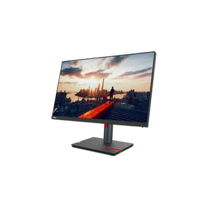 Lenovo ThinkVision P24h-30 23.8'' Monitor, 23.8-inch 2560 x 1440 QHD resolution IPS display provides sharp, precise images with wide-viewing angles