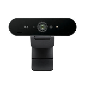 Logitech Brio Ultra-HD 4K Pro Business Webcam, 4K Ultra HD/30fps resolution, RightLight 3 with HDR, Noise-cancelling dual mics, certified for MS Teams