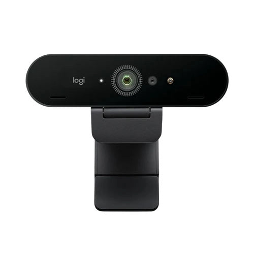 Logitech Brio Ultra-HD 4K Pro Business Webcam, 4K Ultra HD/30fps resolution, RightLight 3 with HDR, Noise-cancelling dual mics, certified for MS Teams