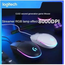 Load image into Gallery viewer, Logitech Mouse G102 Wired Second Generation Desktop Computer E-sports Gamer Peripherals High-performance Red Dragon Special Mouse
