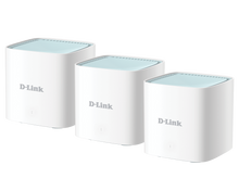 Load image into Gallery viewer, D-Link M15 AX1500 Mesh Router (3 Pack Mesh) Dual-band 2x2 WiFi 6, 1200Mbps (5GHz) + 300Mbps (2.4GHz) speeds, Coverage 5400 sq. ft. &amp; mesh capabilities
