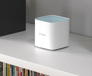 D-Link M15 AX1500 Mesh Router (3 Pack Mesh) Dual-band 2x2 WiFi 6, 1200Mbps (5GHz) + 300Mbps (2.4GHz) speeds, Coverage 5400 sq. ft. & mesh capabilities
