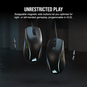 Corsair M75 Lightweight RGB Gaming Mouse; Black; 26000 DPI