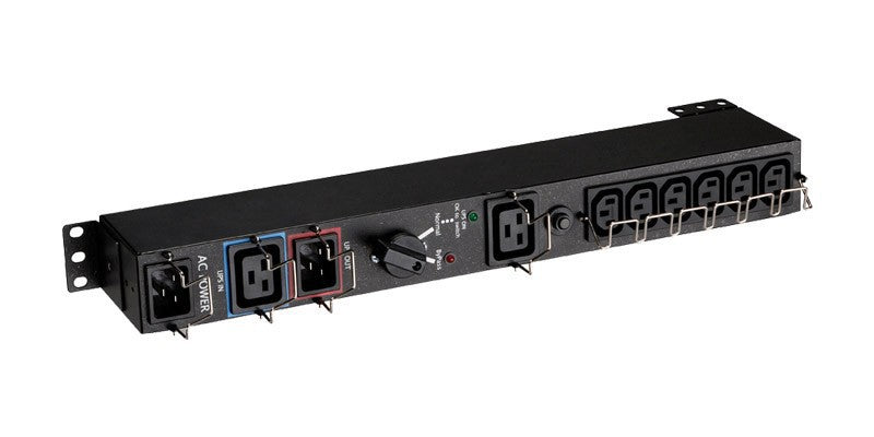 Eaton HotSwap MBP maintenance bypass, 3000 VA, IEC, Input: C20, 200-240V, Outlets: (6) C13, (1) C19 MBP3KI