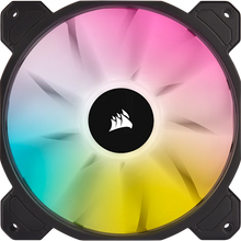 Load image into Gallery viewer, Corsair CO-9050111-WW SP140 RGB ELITE; 140mm RGB LED Fan with AirGuide Technology; Dual Pack with Lighting Node CORE, Low-Noise, High-Performance
