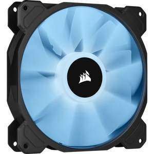 Corsair CO-9050111-WW SP140 RGB ELITE; 140mm RGB LED Fan with AirGuide Technology; Dual Pack with Lighting Node CORE, Low-Noise, High-Performance