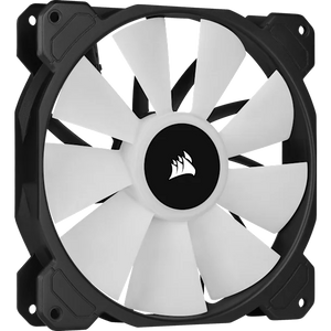 Corsair CO-9050111-WW SP140 RGB ELITE; 140mm RGB LED Fan with AirGuide Technology; Dual Pack with Lighting Node CORE, Low-Noise, High-Performance