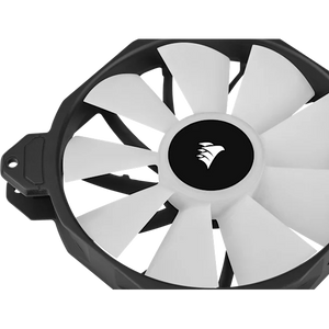 Corsair CO-9050111-WW SP140 RGB ELITE; 140mm RGB LED Fan with AirGuide Technology; Dual Pack with Lighting Node CORE, Low-Noise, High-Performance