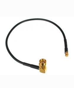 Acconet MMCX(m) to SMA(m) 90 Degrees 200mm Pigtail RG316 Coax Cable Connector, Ease Of Use With Acconet Enclosures, Coaxial Cable, MMCX-200-SMA-90