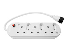 Load image into Gallery viewer, Multi Plug 3x 16A 3x 5A 0.5m cord with moulded plug, IEC 6-way multi-plug Power Cord, with Overload Protection, System &amp; Power Cables, Power Adapters
