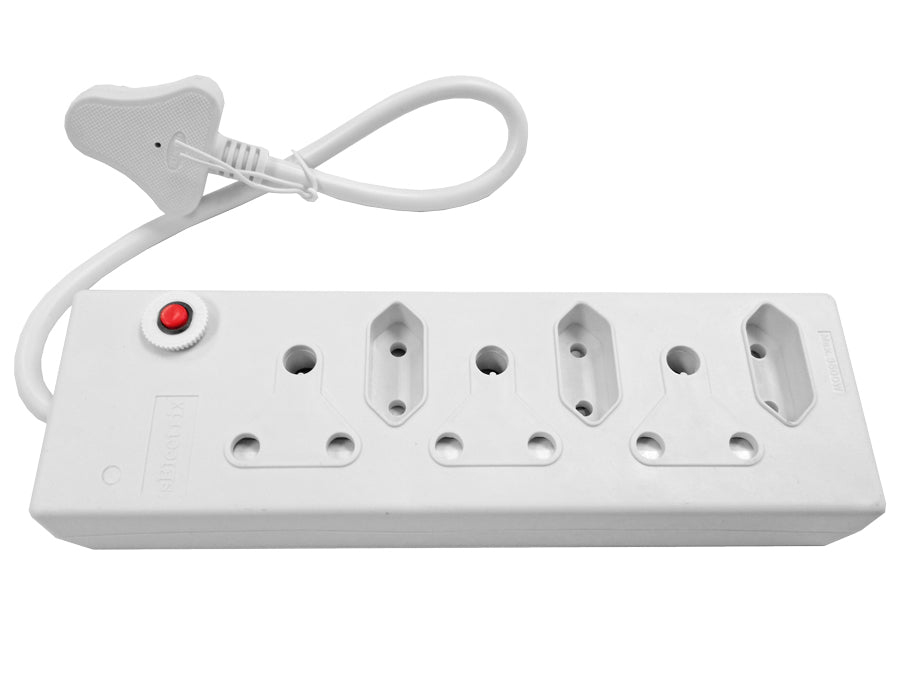 Multi Plug 3x 16A 3x 5A 0.5m with moulded IEC 6-way multi-plug, with Overload Protection, System & Power Cables, Power Adapters, Electrical Supplies