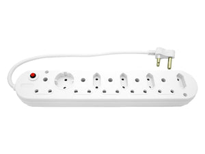 Multi Plug 5x 16A 5x 5A 0.5m cord with moulded plug, Overload Protection, System & Power Cables, Power Adapters, Power & Electrical Supplies, MP-10W