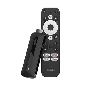 Mecool Android TV Dongle, Runs Android 11 on the latest Amlogic S905Y4, Built-in Chromecast, Google Assistant support, 4K HDR, Prime Video, Youtube 4K