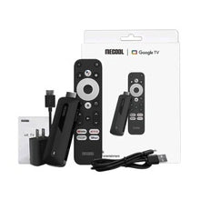 Load image into Gallery viewer, Mecool Android TV Dongle, Runs Android 11 on the latest Amlogic S905Y4, Built-in Chromecast, Google Assistant support, 4K HDR, Prime Video, Youtube 4K
