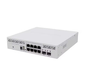 MikroTik CRS310-8G+2S+IN 8-Port Cloud Router Switch, 10G Three-Layer Network Management Switch 1x 10/100/1000Mbps WAN port
