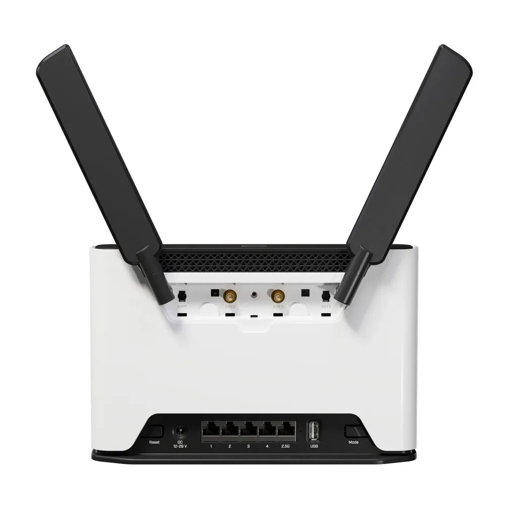 MikroTik Chateau LTE6 ax WiFi Router with 1.8GHz 4 core CPU, 1GB RAM, 1 x 2.5 Gigabit LAN, 4 x Gigabit LAN, built-in 2.4Ghz wireless, built-in 5Ghz