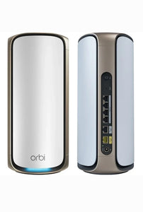 NETGEAR Orbit 970 High Performance Quad Band Mesh Network WiFi7 Wireless Router BE27000, 10Gig Internet Ports, 9,000 sq. ft