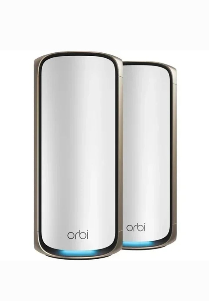 NETGEAR Orbit 970 High Performance Quad Band Mesh Network WiFi7 Wireless Router BE27000, 10Gig Internet Ports, 9,000 sq. ft