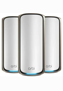 NETGEAR Orbit 970 High Performance Quad Band Mesh Network WiFi7 Wireless Router BE27000, 10Gig Internet Ports, 9,000 sq. ft