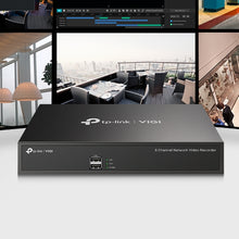 Load image into Gallery viewer, TP-Link VIGI NVR1008H 8 Channel Network Video Recorder,  1× SATA Interface(up to 10TB), 100Mbps Port, 2 USB 2.0, 12V DC 1.5 A, 1 VGA port, 1 HDMI port
