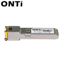 Load image into Gallery viewer, ONTi Gigabit RJ45 SFP Module 1000Mbps SFP Copper RJ45 SFP Transceiver Module Compatible for Cisco/Mikrotik Ethernet Switch
